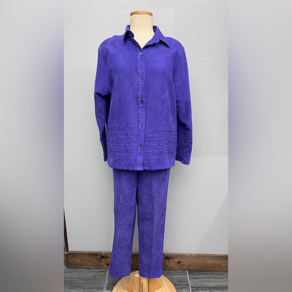 Bon Worth Purple Pants & Jumpsuit Set